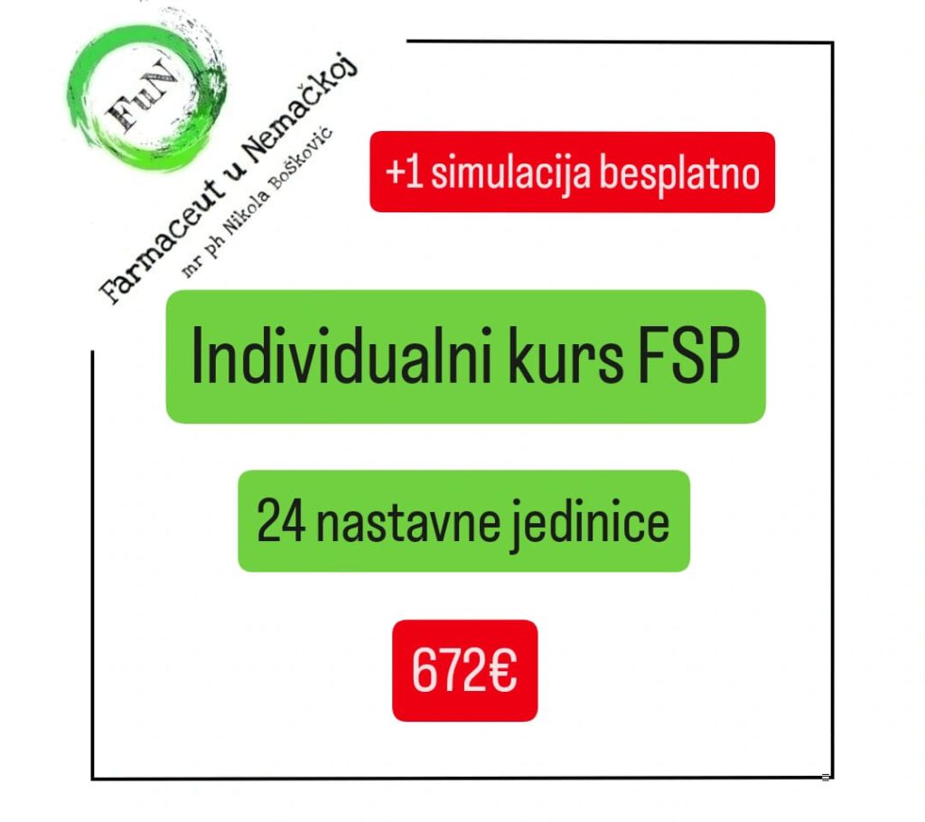 Farmaceut u Nemackoj FSP Nikola Boskovic