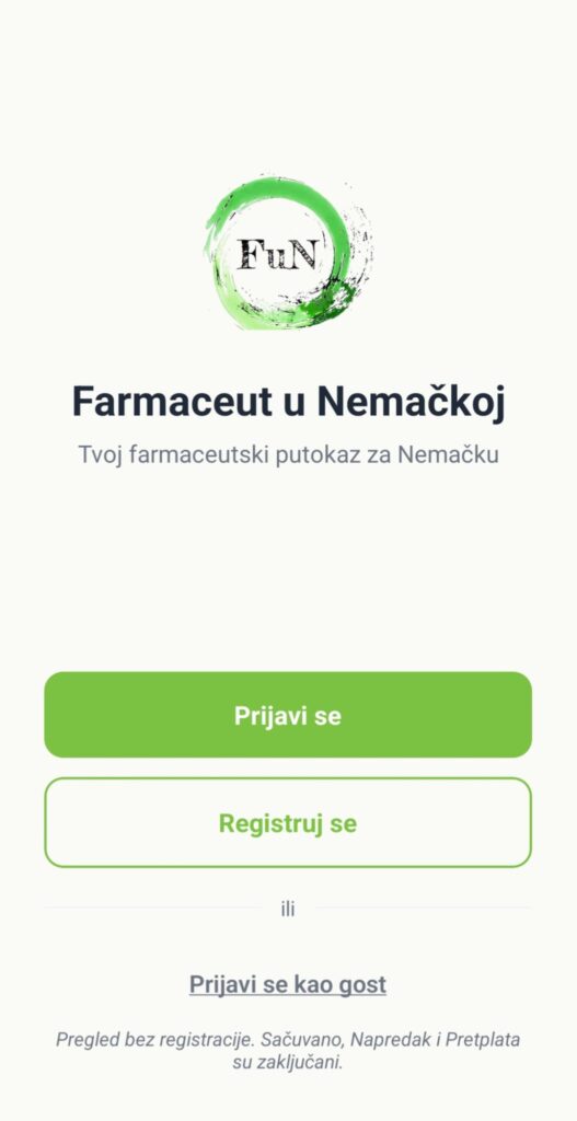 FuN App prijava